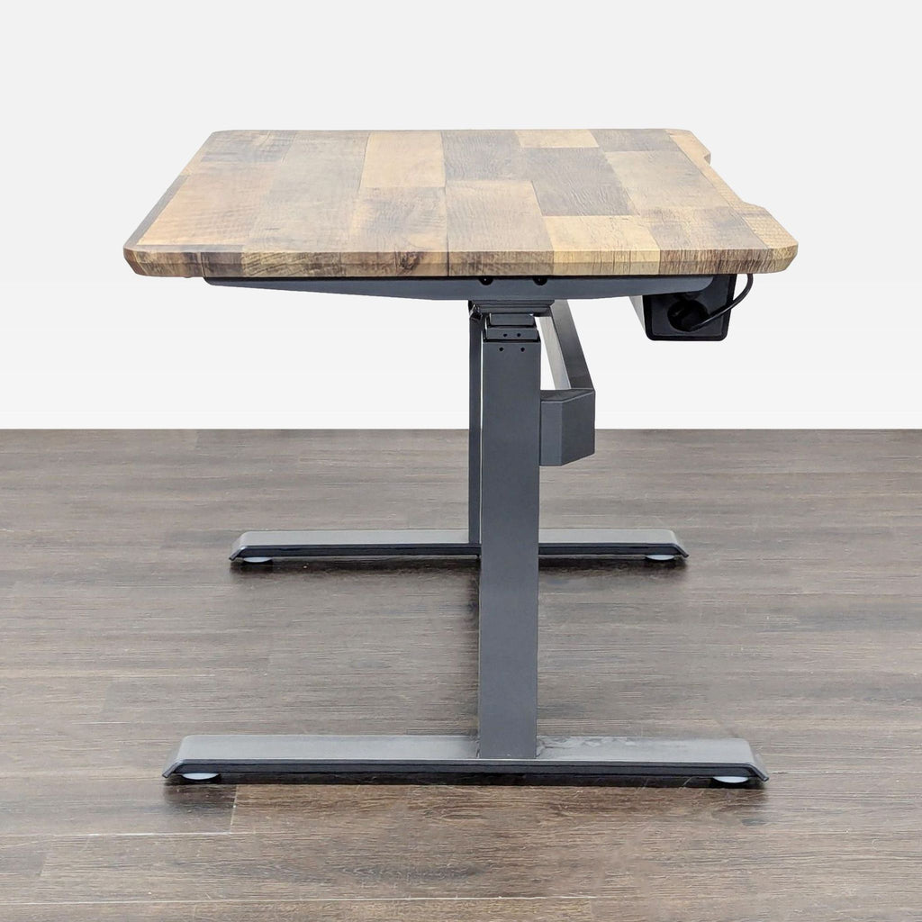 Varidesk Electric Adjustable Standing Desk - Wood Finish