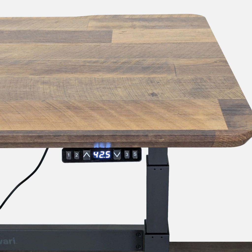Varidesk Electric Adjustable Standing Desk - Wood Finish
