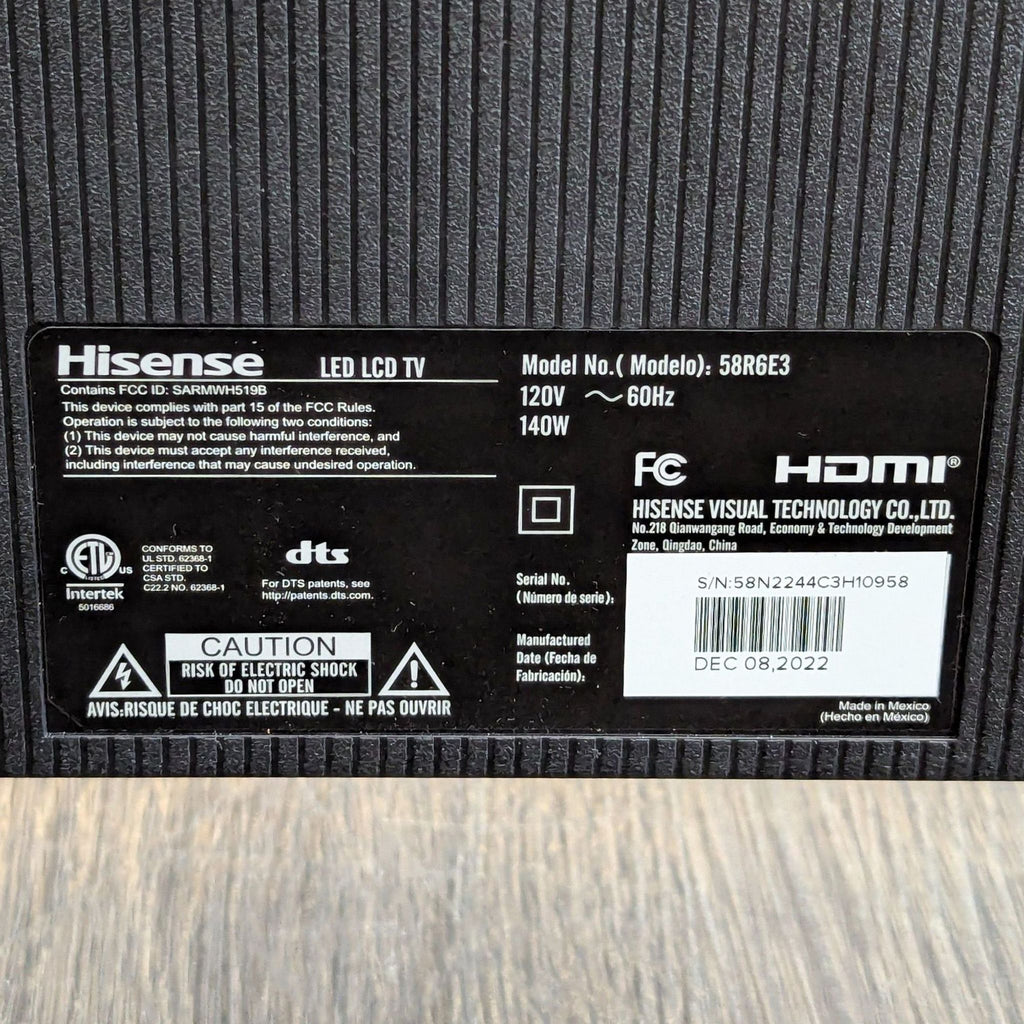 Hisense 50" Roku Smart TV - Easy Streaming, Multiple HDMI Ports - Accepted Offer (31.62% discount)