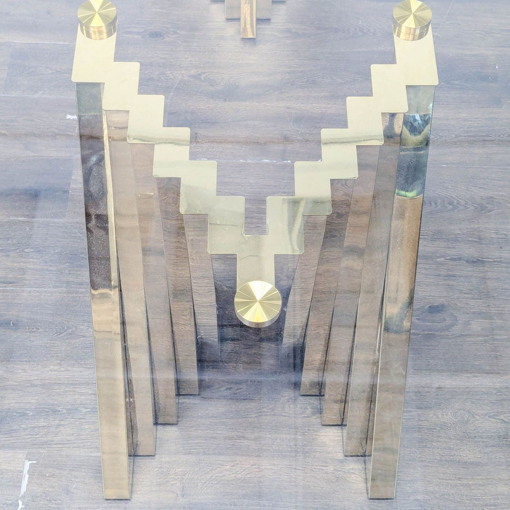Willa Arlo Interiors Ammerman Glass Top Dining Table