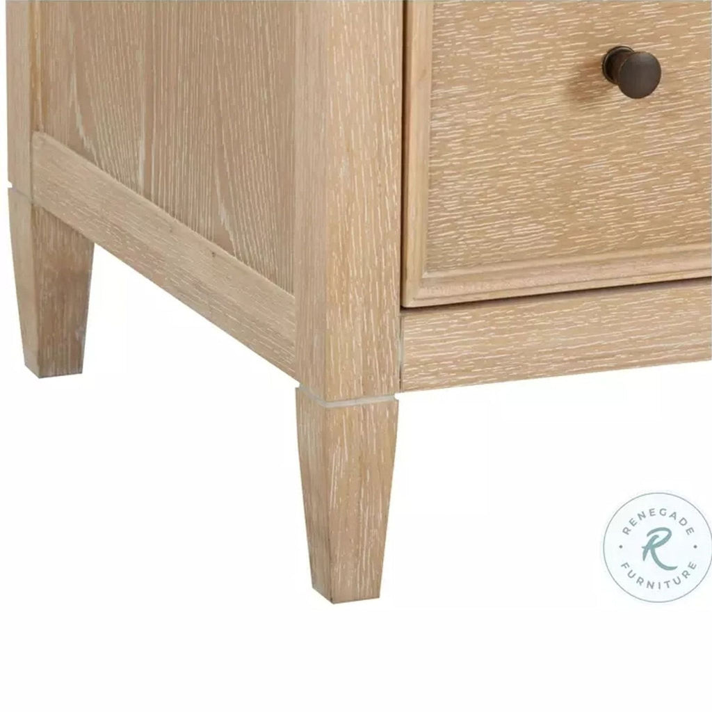 Bristol Park Whitewashed Oak Wood 6-Drawer Dresser - Accepted Offer (23.73% discount)