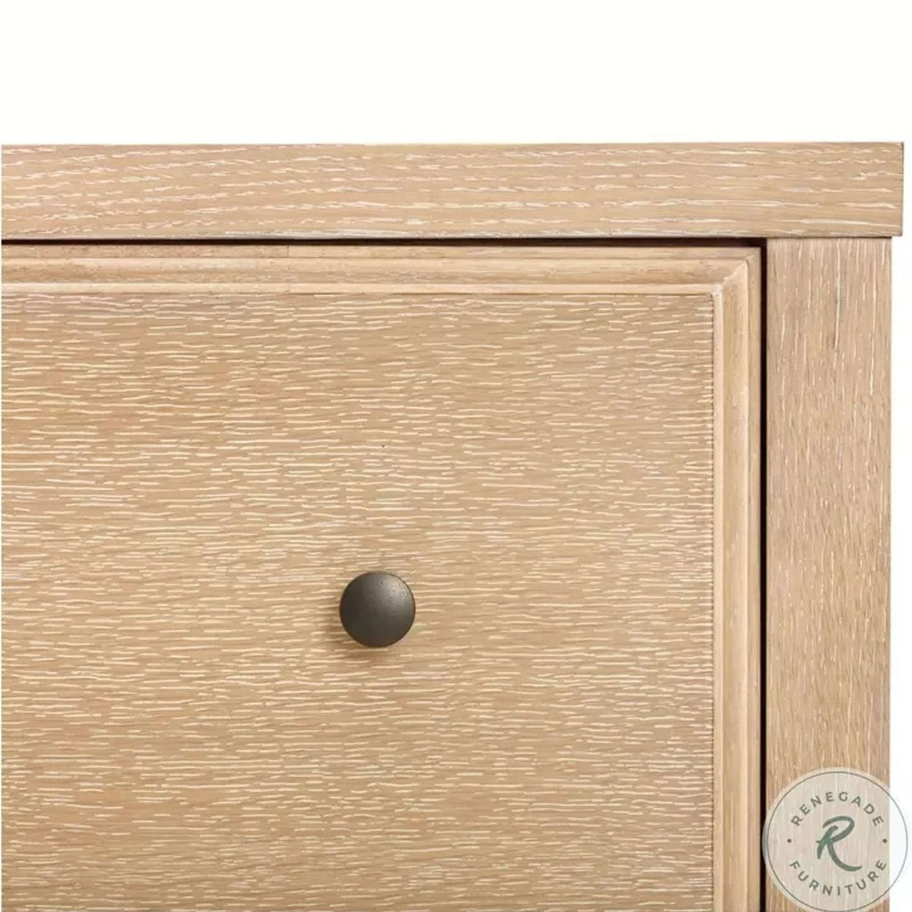Bristol Park Whitewashed Oak Wood 6-Drawer Dresser - Accepted Offer (23.73% discount)