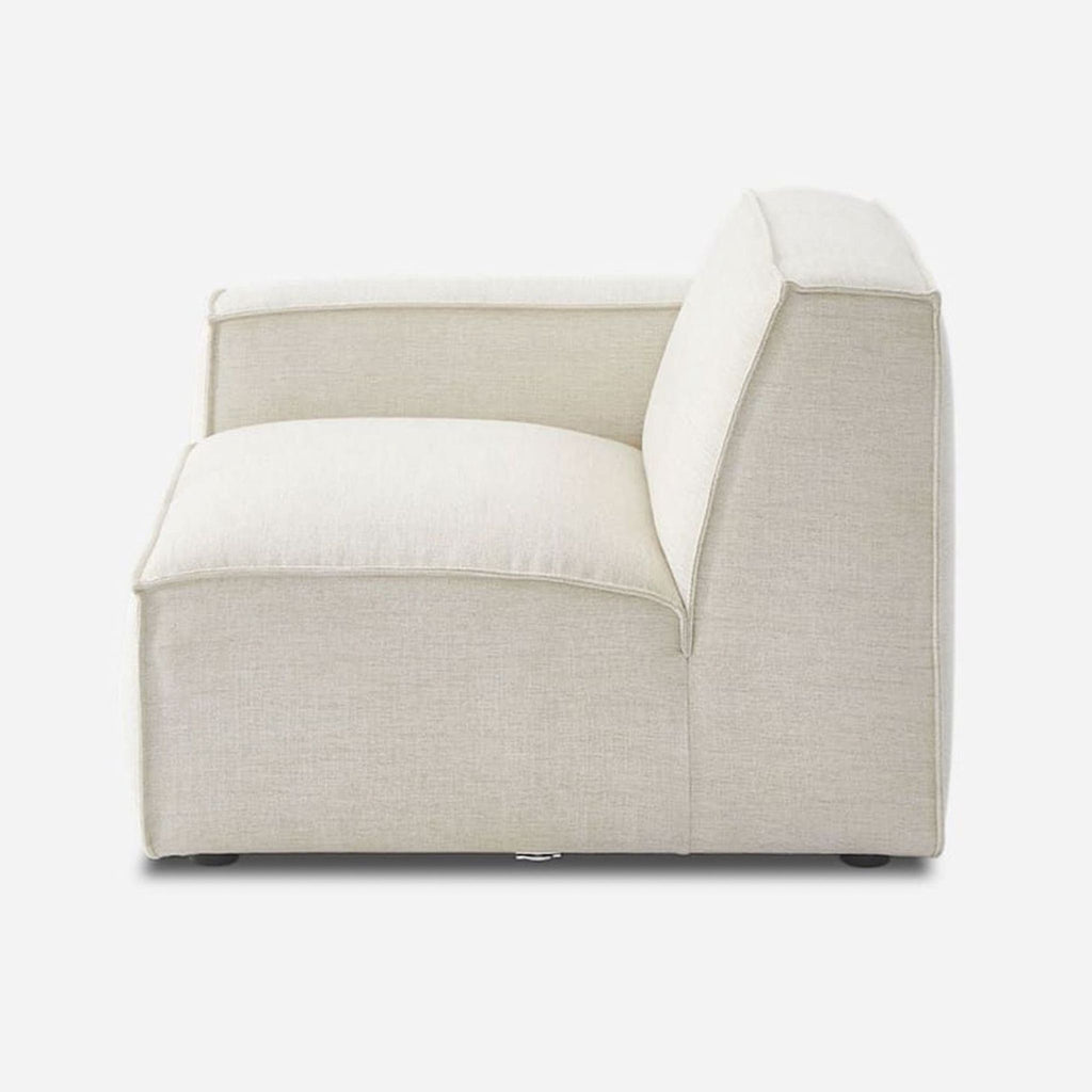 Castlery Jonathan Modern Left-Arm Creamy White Sofa
