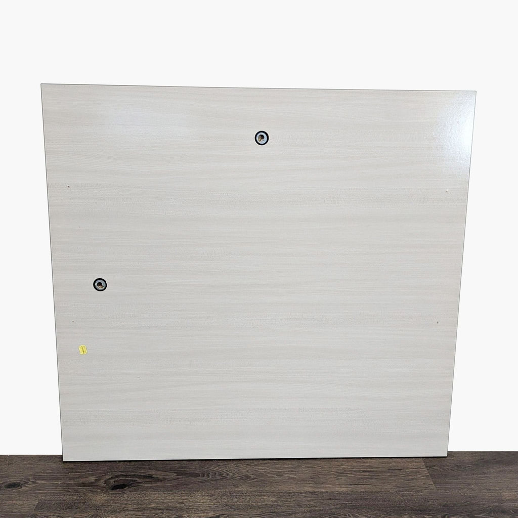 Contemporary mirror from Alf; Italian wood and metal with light keto high gloss veneer detailing.