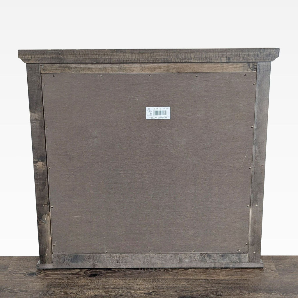 Vaughan Bassett Furniture Cool Rustic - Stone Grey Landscape Mirror