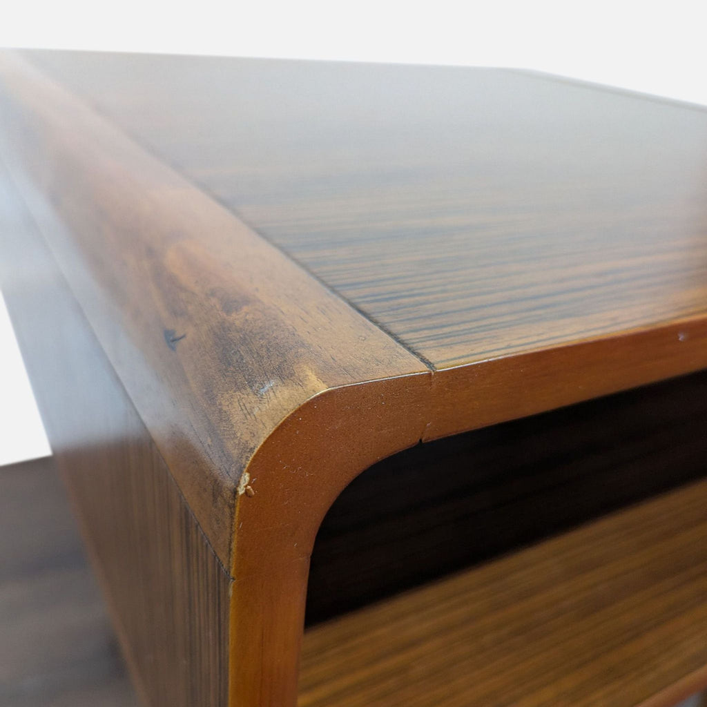 Pair of Mid-Century Open Shelf Nightstands