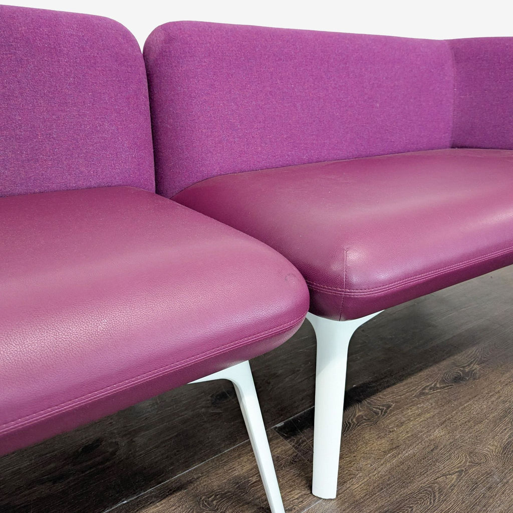 Contemporary Jack Cartwright modular sofa set; multiple upholstered pieces suited for modern office or lobby.
