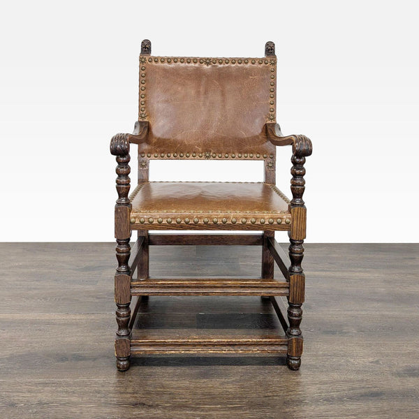 Vintage Leather Dining Armchair - Accepted Offer (27.54% discount)