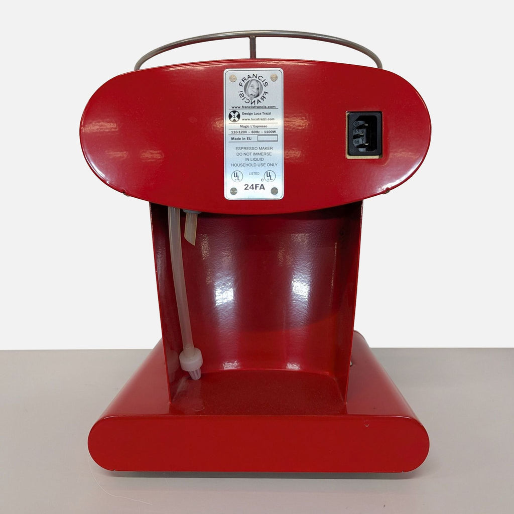 Francis Francis Red Espresso Coffee Maker – Classic Design, Reliable Performance