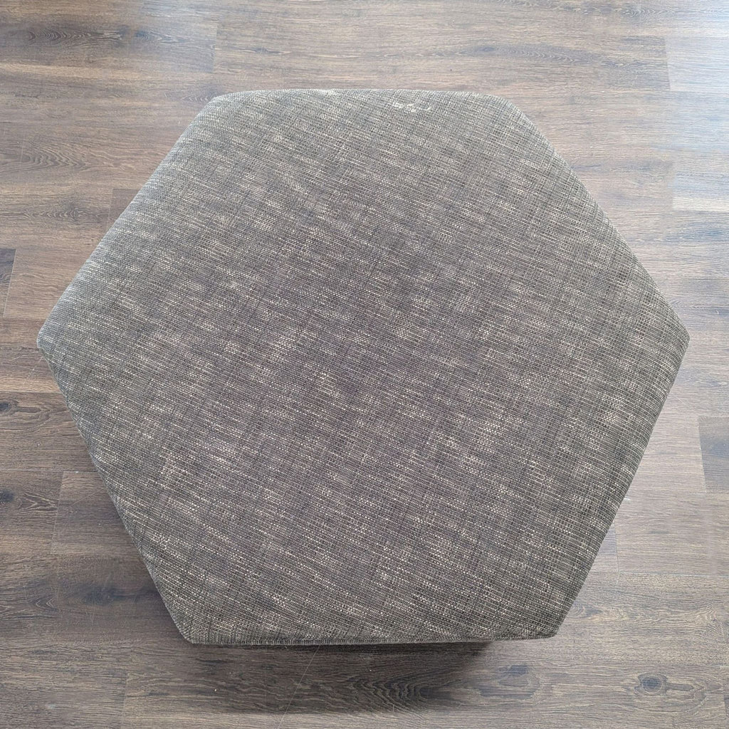 Hexagon Upholstered Ottoman
