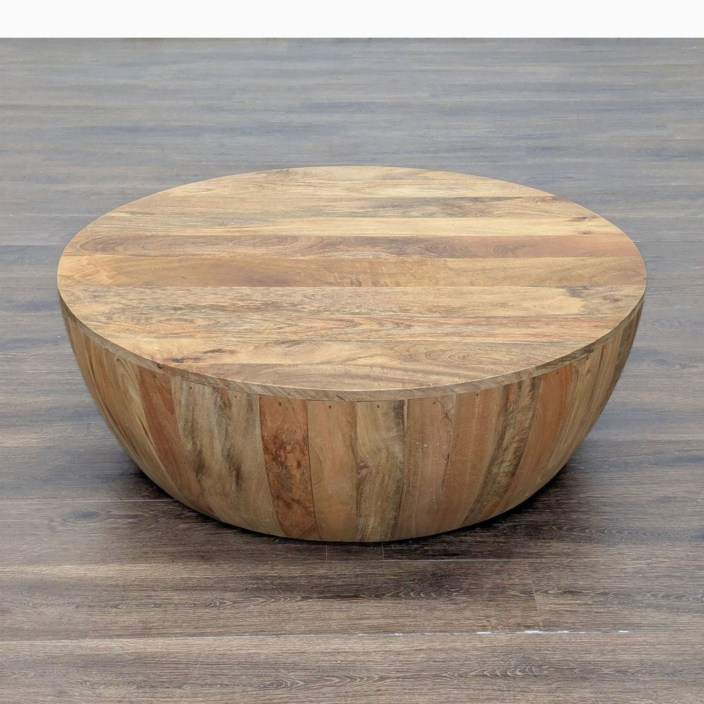 Natural finish mango wood coffee table by Poly & Bark, ideal for modern living spaces.
