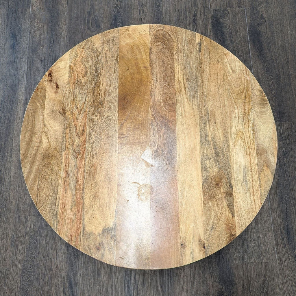 Poly & Bark coffee table crafted from mango wood with a smooth, light natural finish.