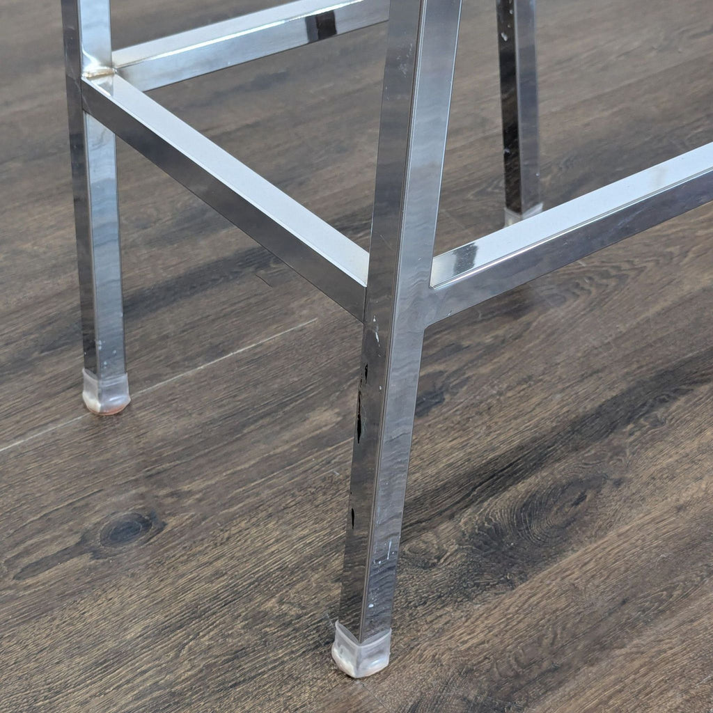 Acrylic and Chrome Bar Stool