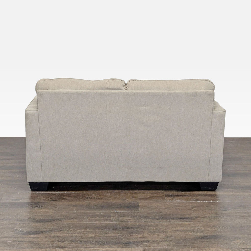 Ashley Furniture Beige Loveseat – Comfortable 2-Seater Sofa