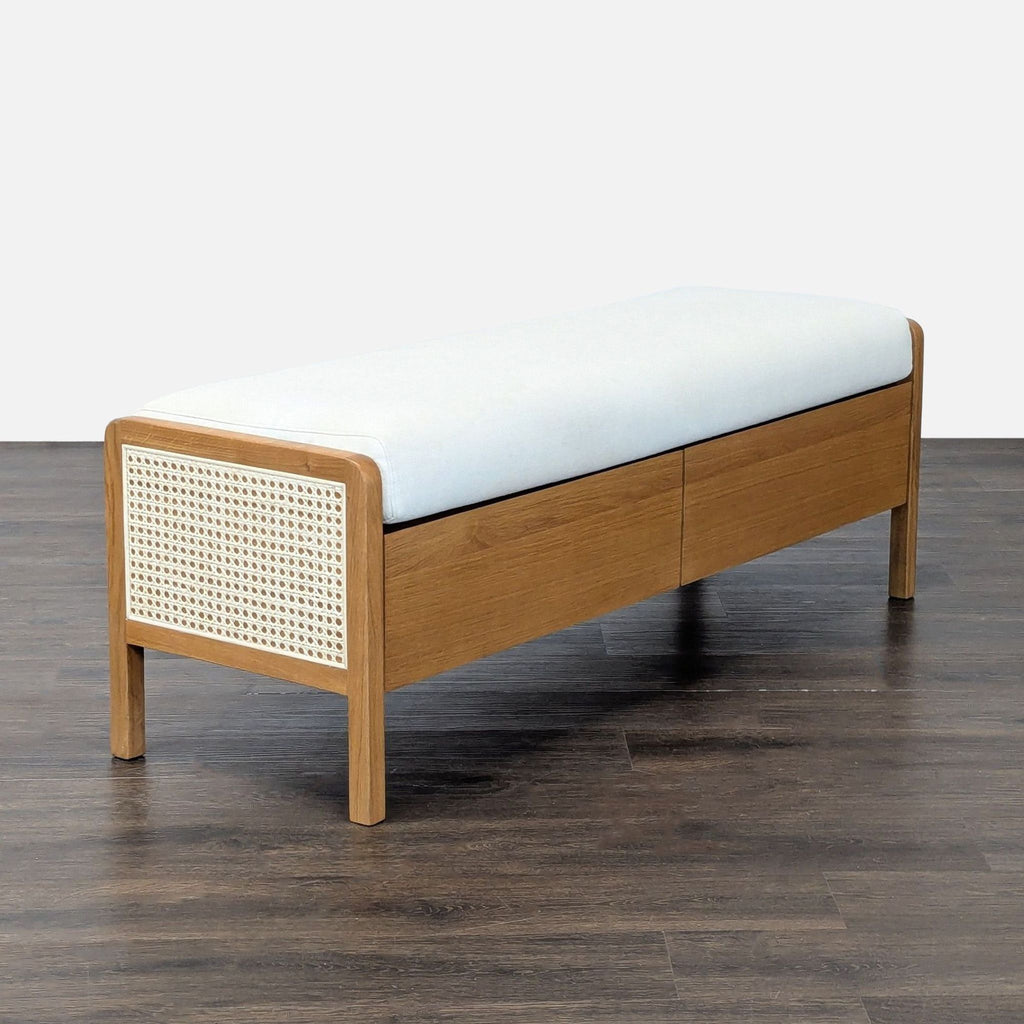 Article Storage Bench with Cushion
