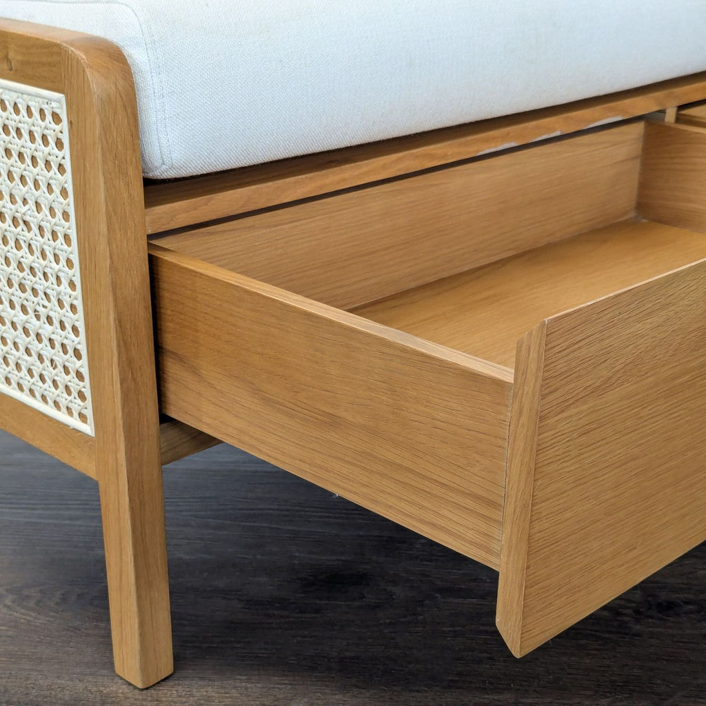 Article Storage Bench with Cushion