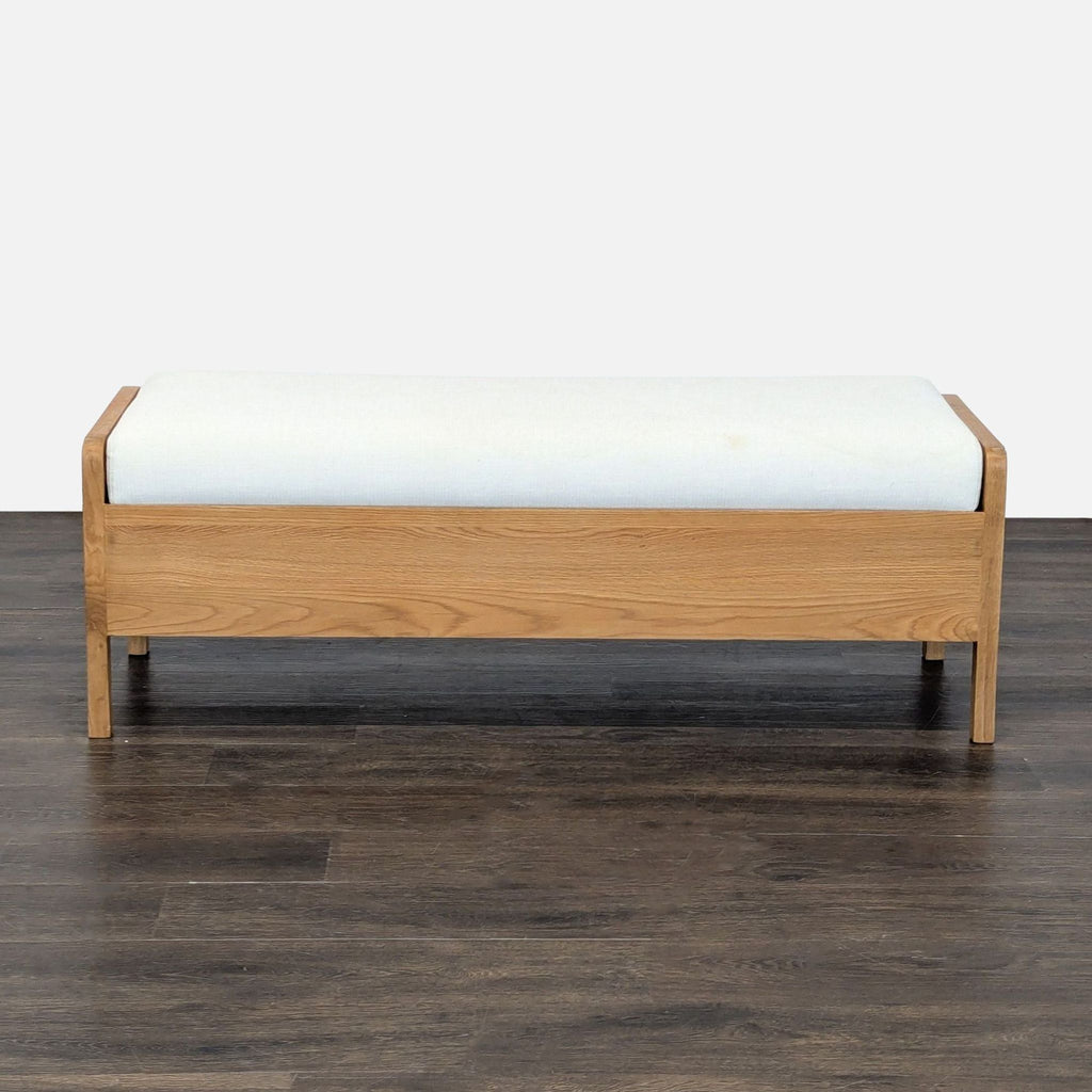 Article Storage Bench with Cushion