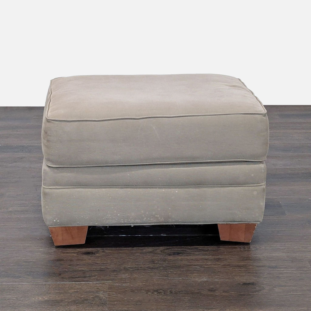 Upholstered Ottoman with Pillow Top