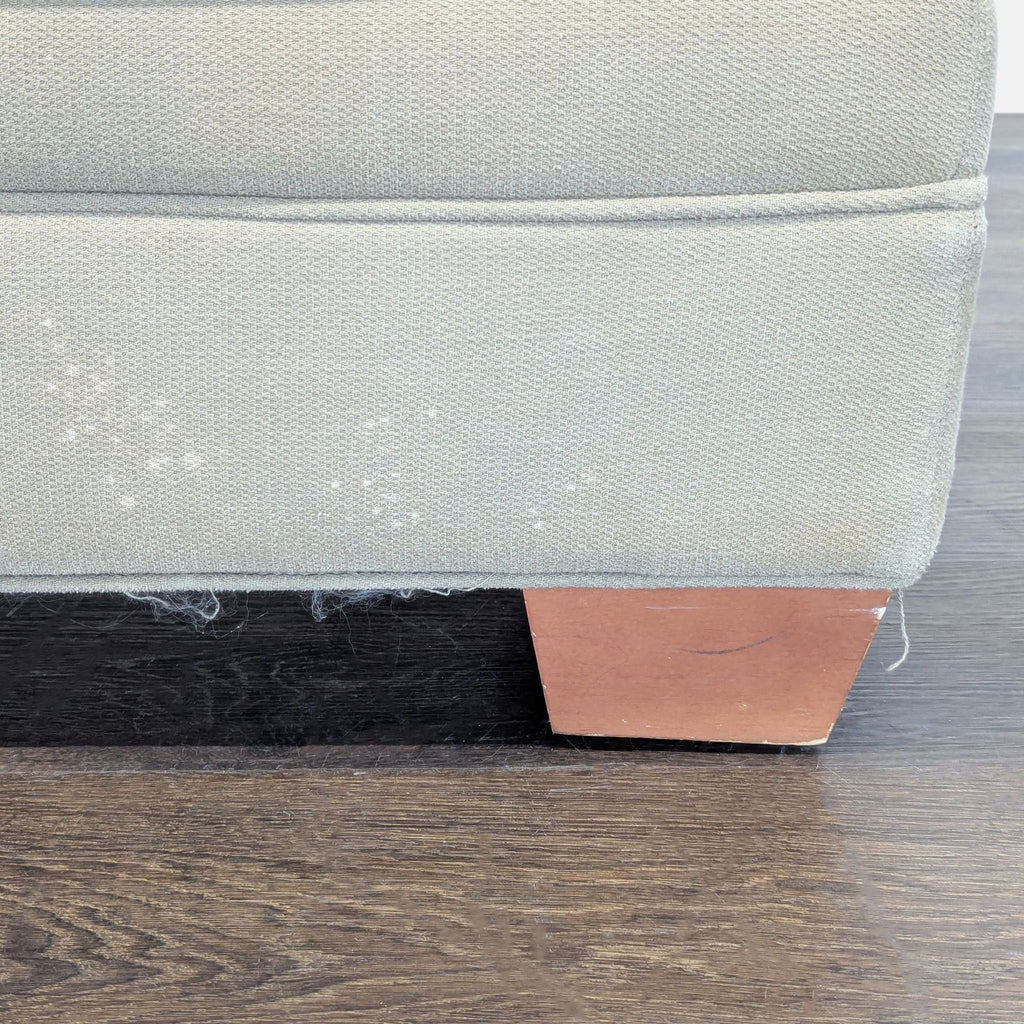 Upholstered Ottoman with Pillow Top