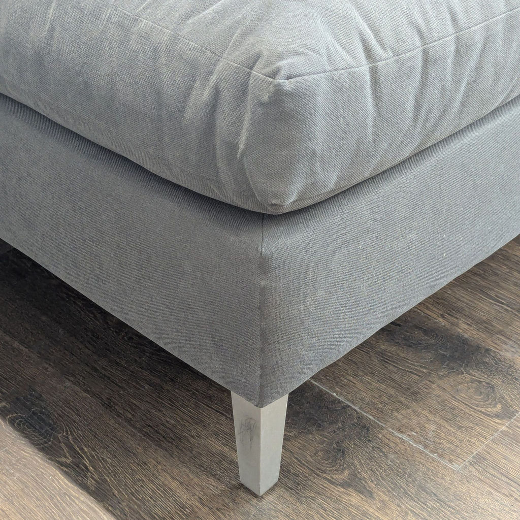Crate & Barrel Gray Modern Sectional Sofa – Stylish and Spacious Seating