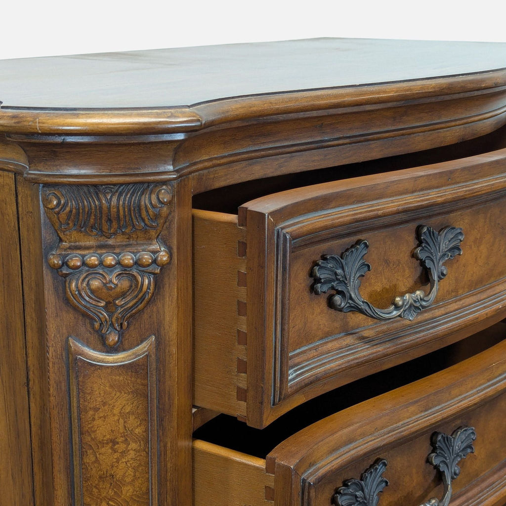 Drexel Heritage Traditional 6-Drawer Wood Dresser with Ornate Detailing