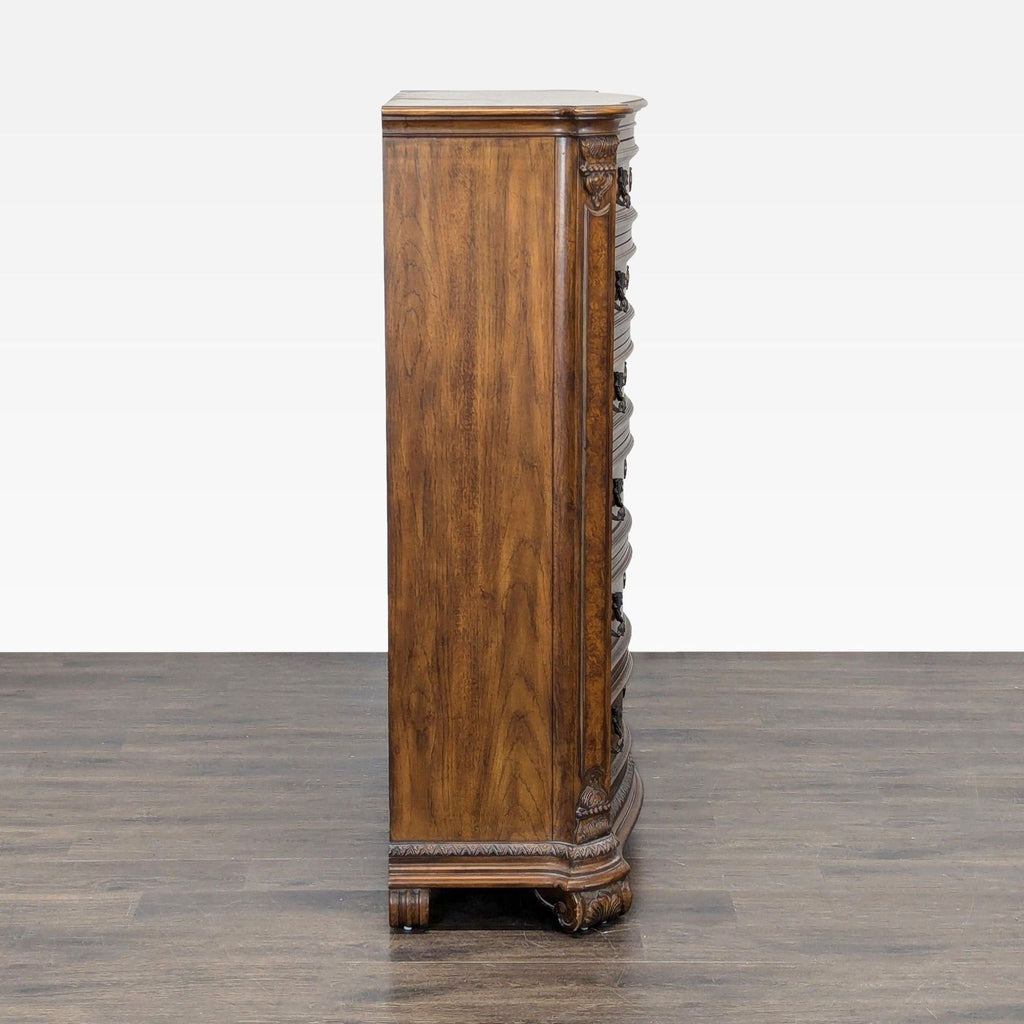 Drexel Heritage Traditional 6-Drawer Wood Dresser with Ornate Detailing
