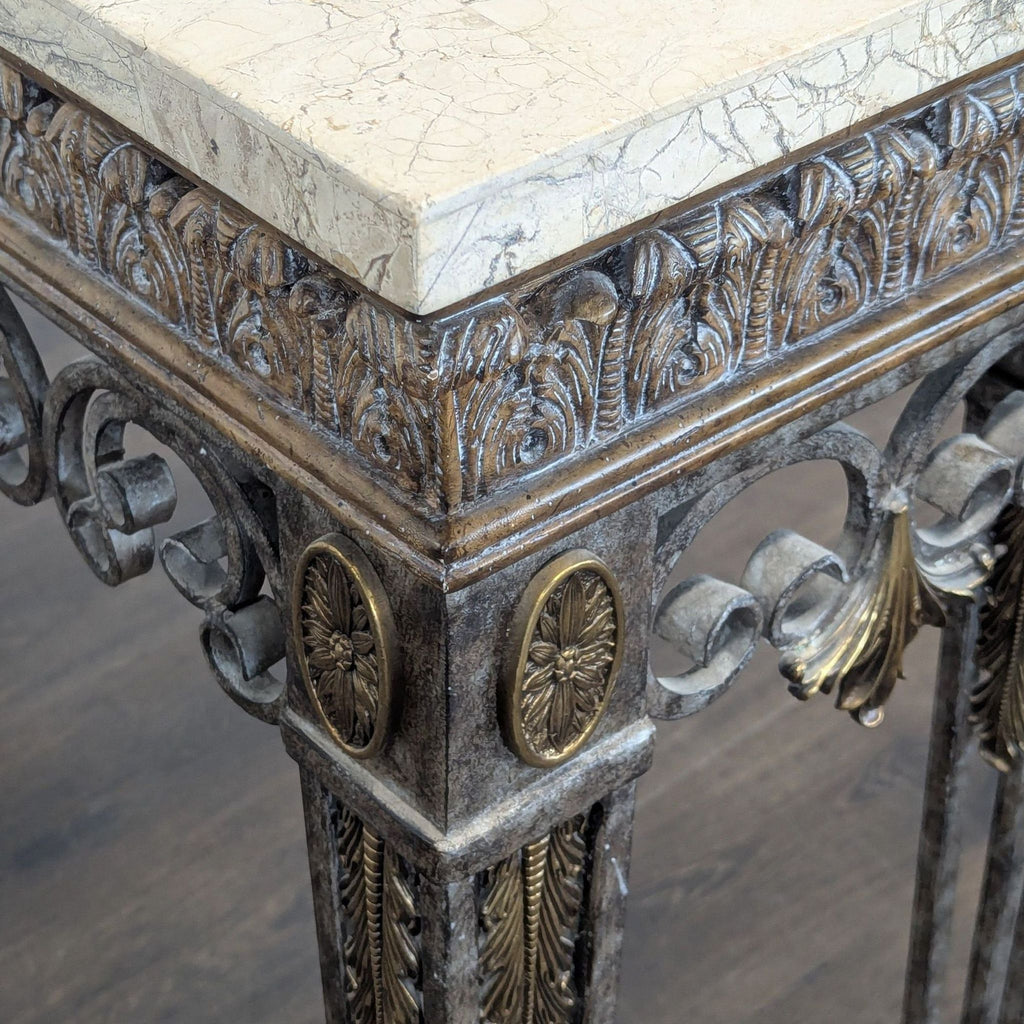 Maitland Smith Marble Top Console Table
