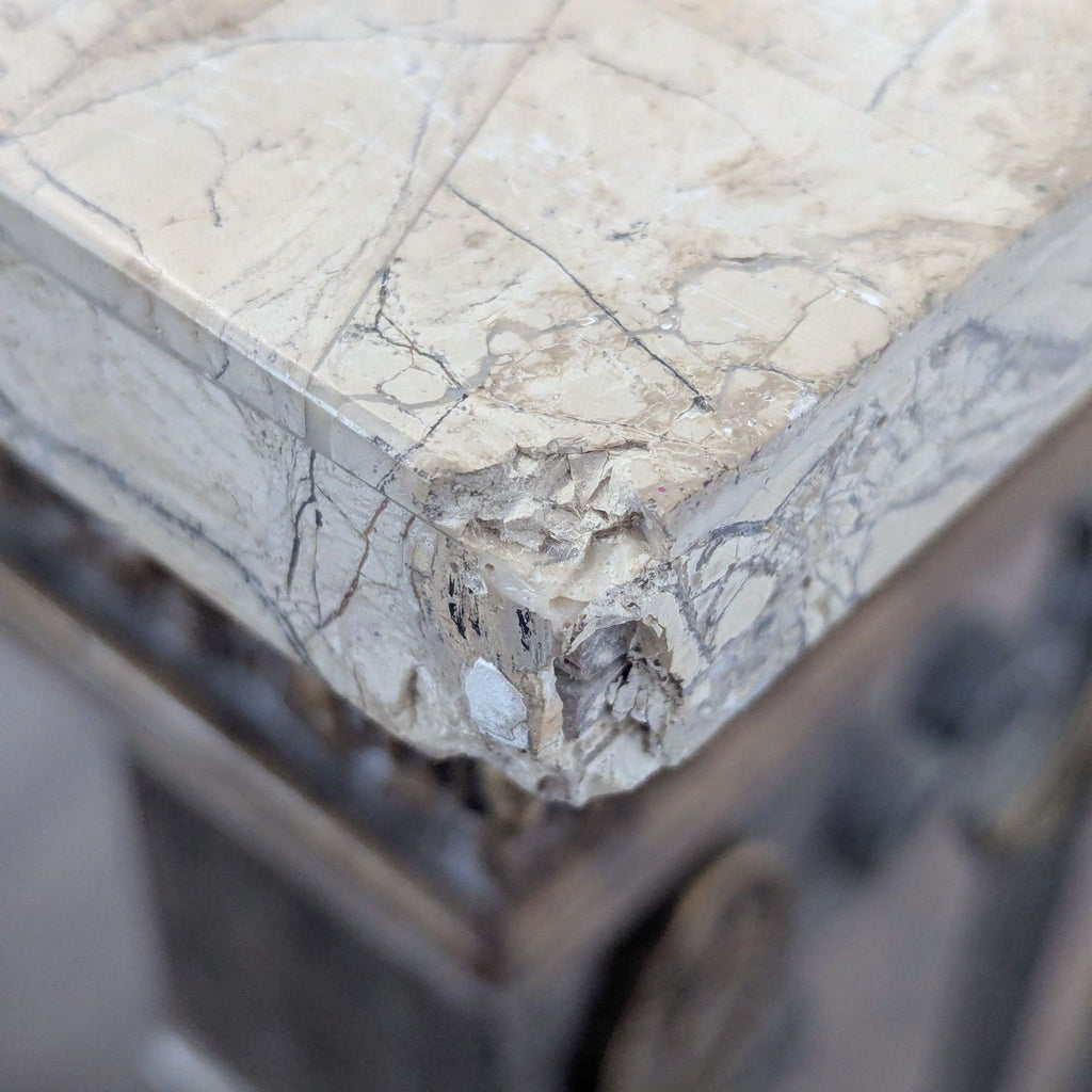 Maitland Smith Marble Top Console Table