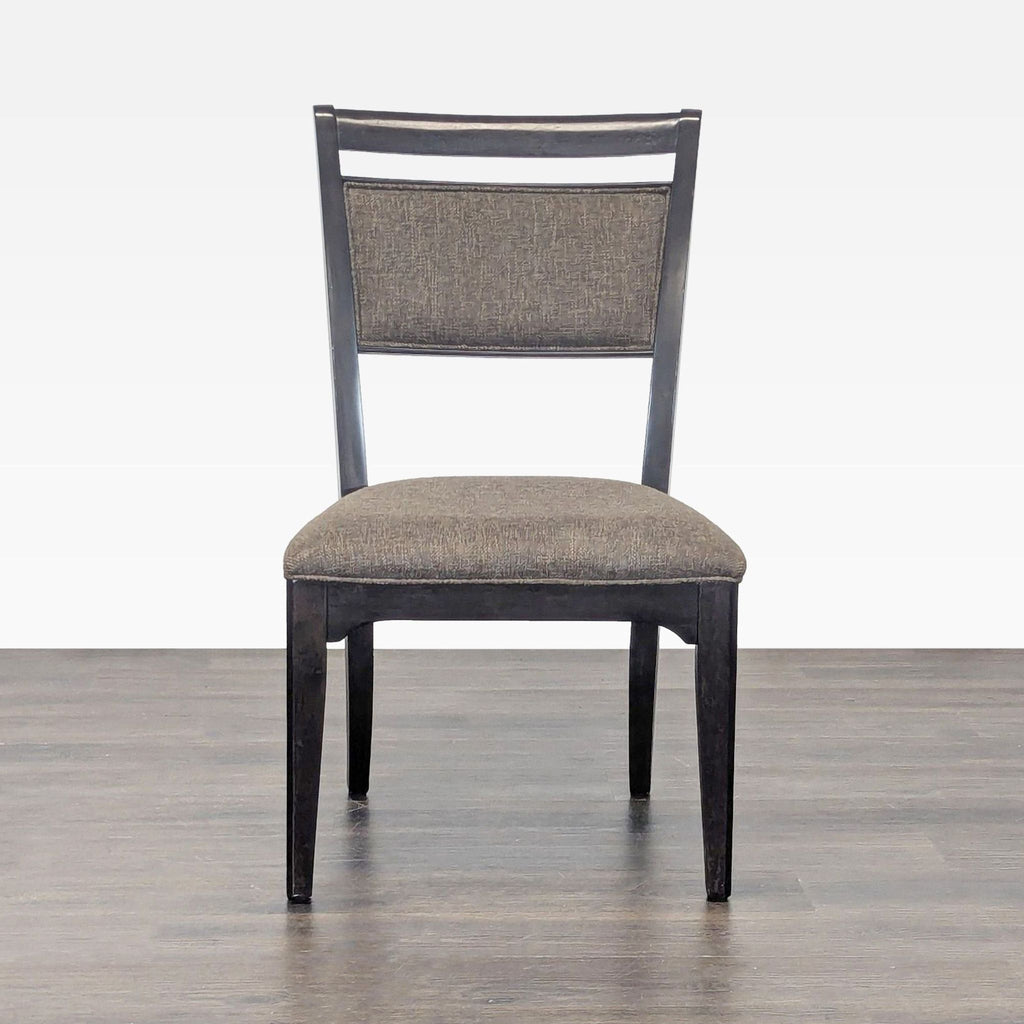 1. Universal Furniture chair with upholstered back and seat in a modern design.  