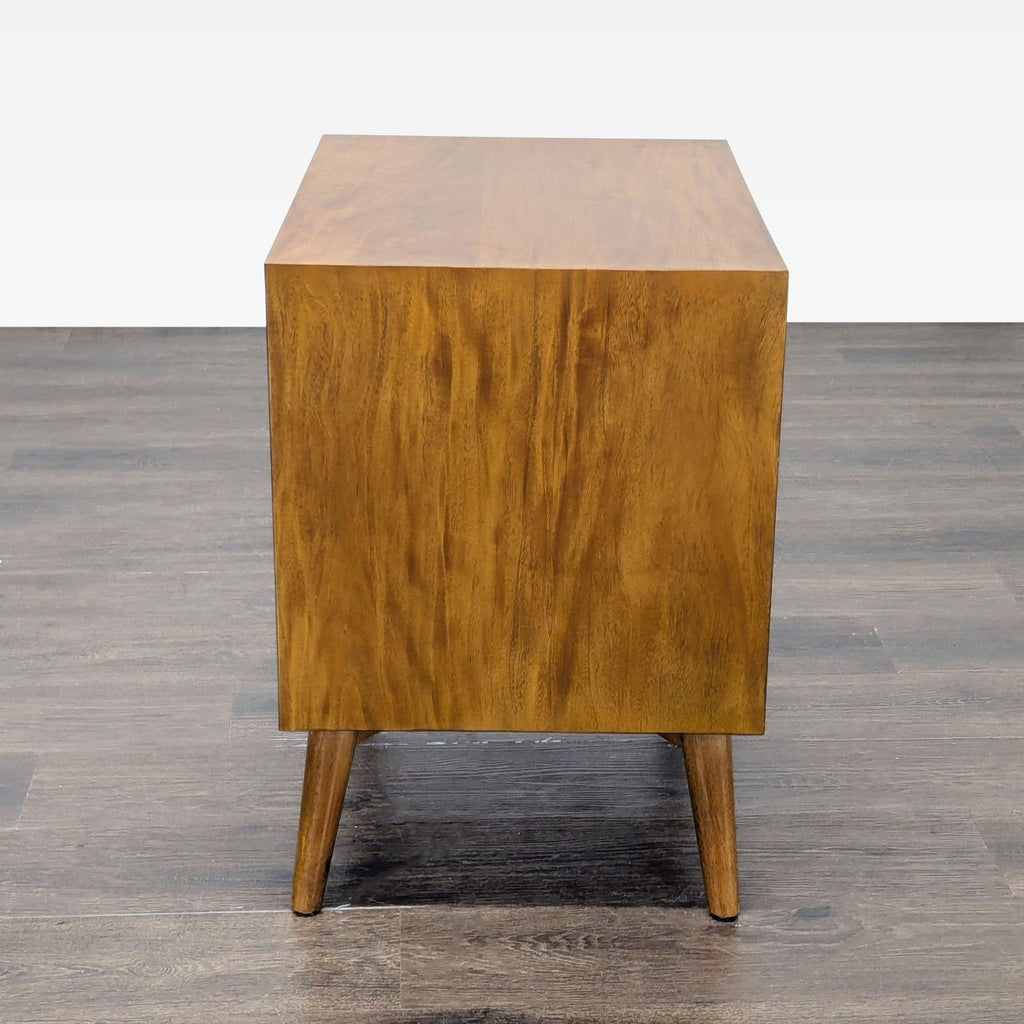 Najarian Furniture Two Drawer Mid-Century Nightstand