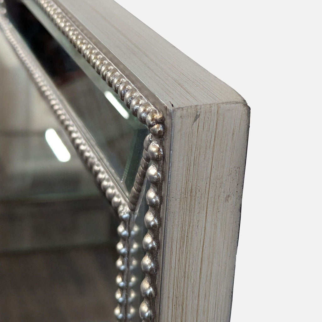 Mirror with Beaded and Beveled Mirror Frame