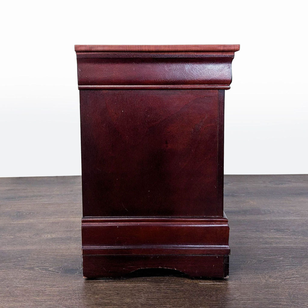 Two Drawer Wood Nightstand