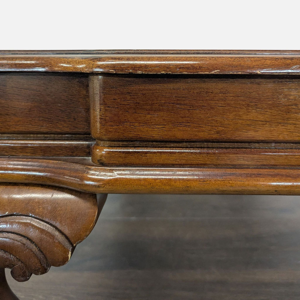 Carved Cherrywood Coffee Table