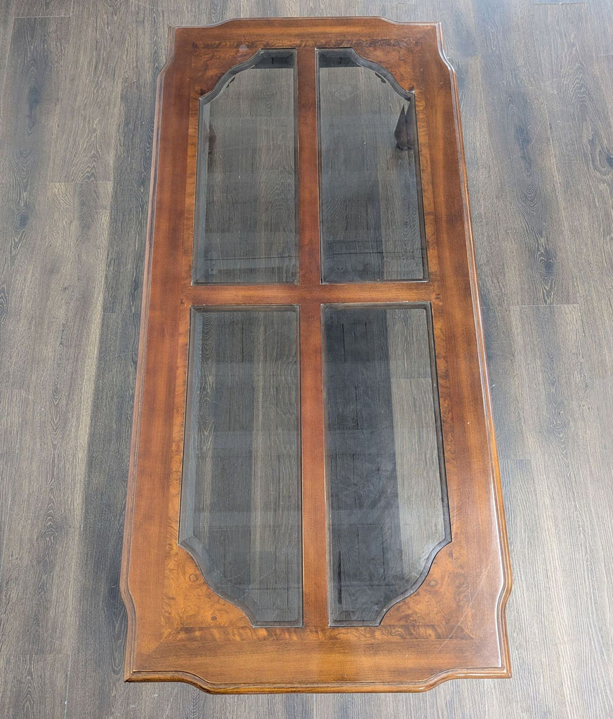 Carved Cherrywood Coffee Table