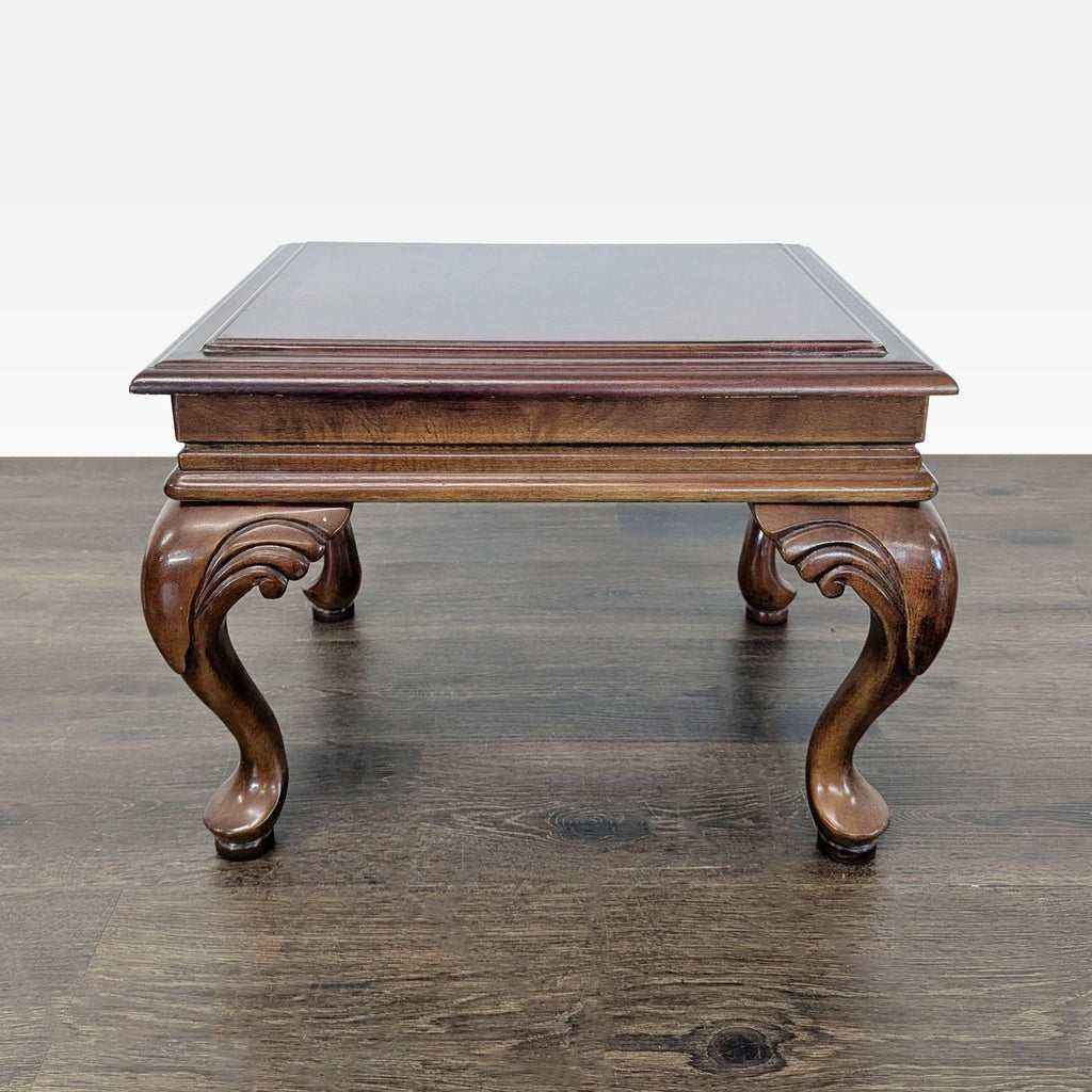 Cherrywood Ottoman with Cushion