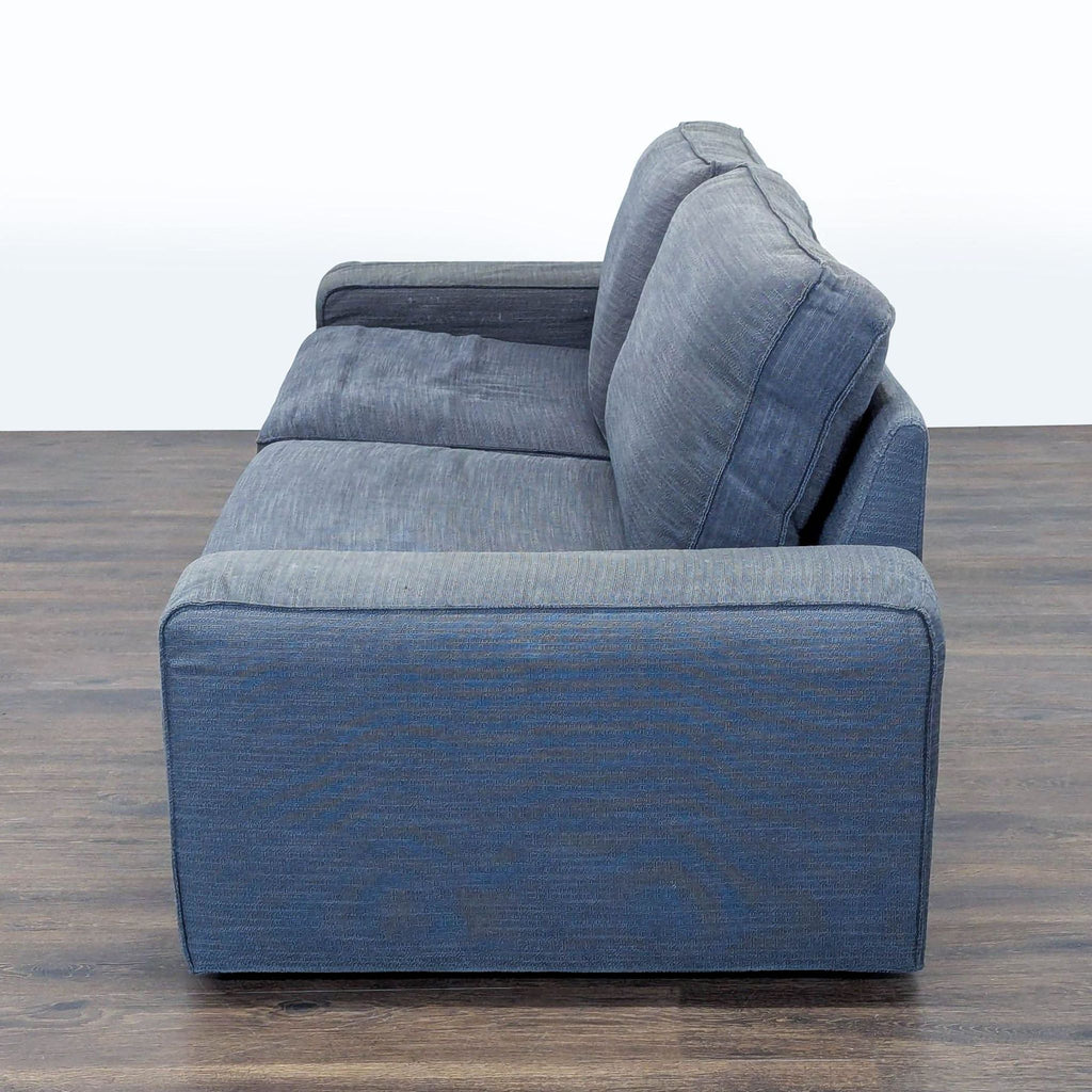 Ikea Kivick 3-Seat Sofa in Dark Gray Fabric – Modern and Comfortable