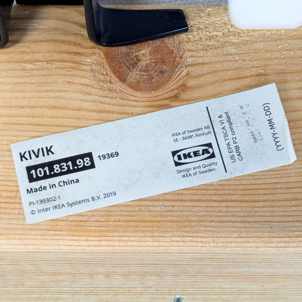 Ikea Kivick 3-Seat Sofa in Dark Gray Fabric – Modern and Comfortable