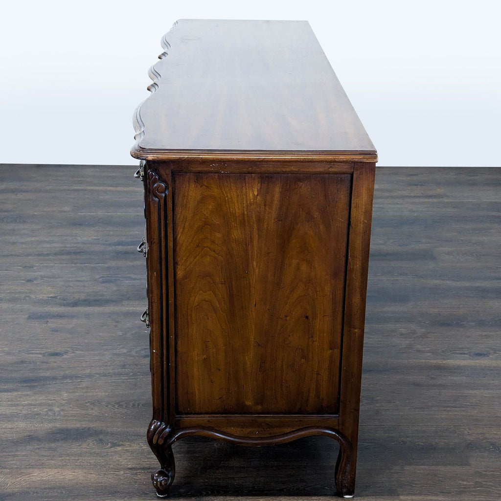 Drexel Touraine Nine-Drawer Dresser with Ornate Detailing