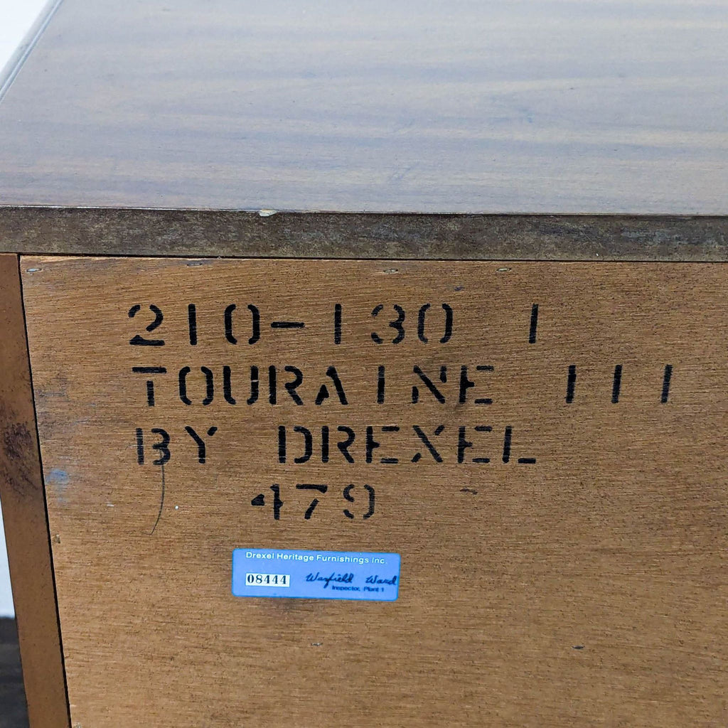 Drexel Touraine Nine-Drawer Dresser with Ornate Detailing