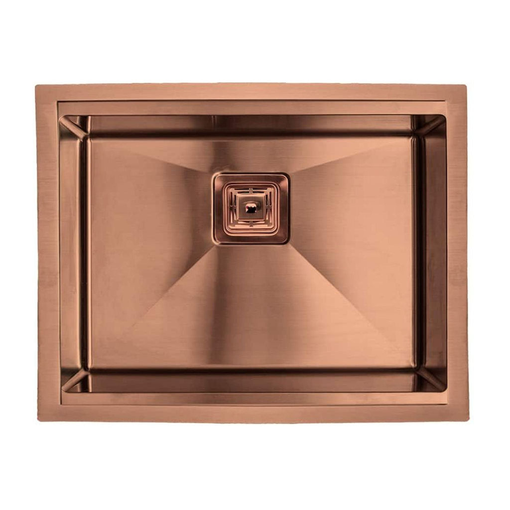 S Strictly Kitchen + Bath Copper Kitchen Sink with Accessories New in Box