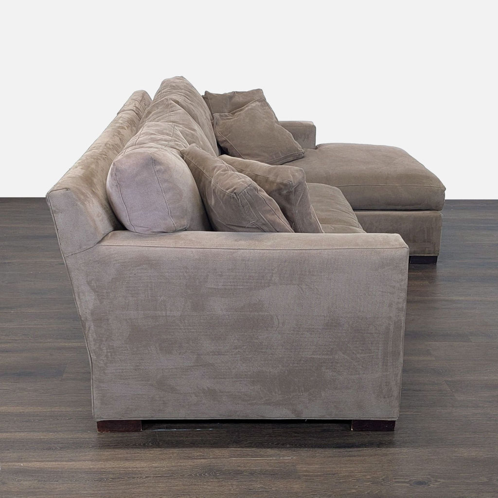Crate & Barrel Axis Sectional Sofa with Chaise