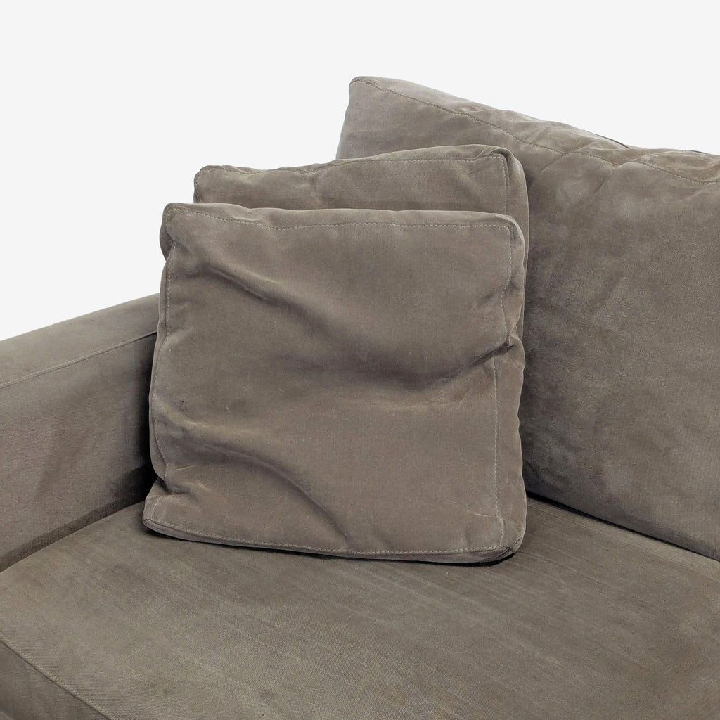 Crate & Barrel Axis Sectional Sofa with Chaise