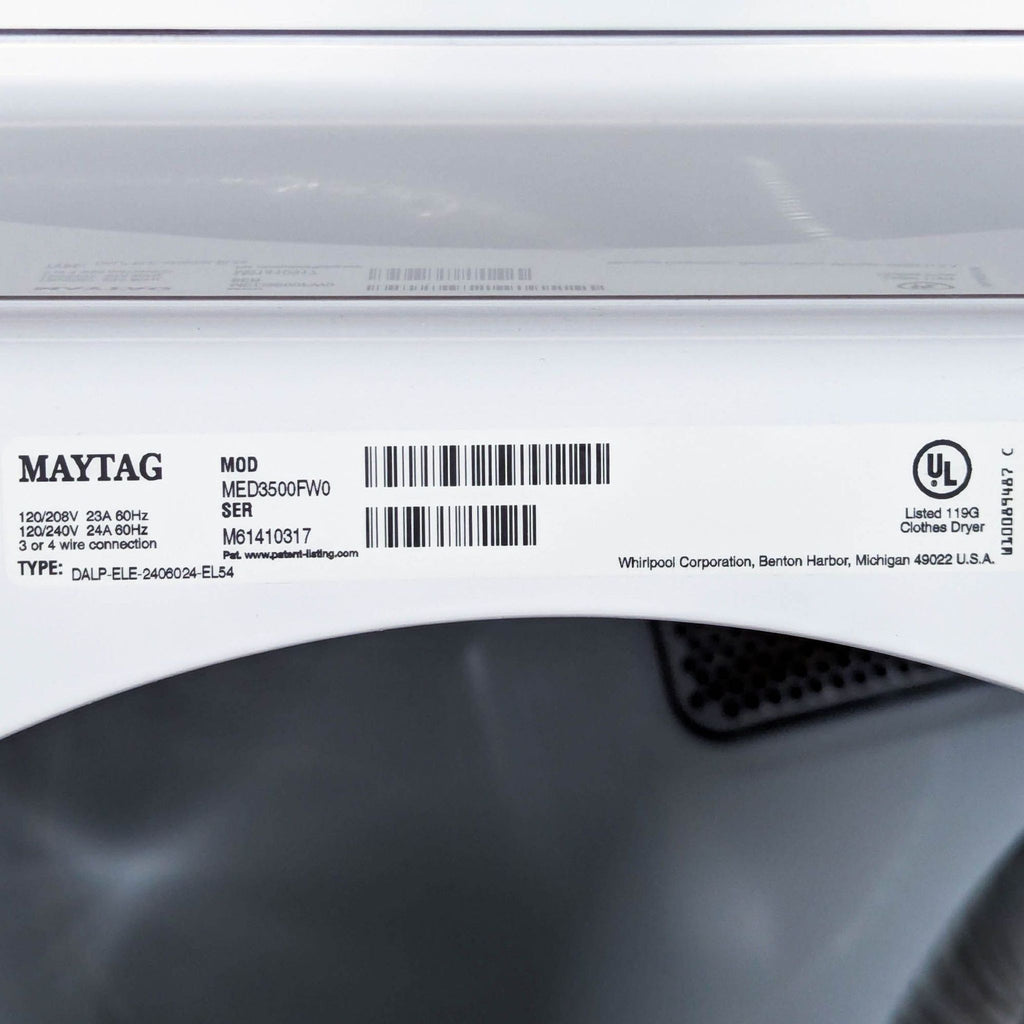 Maytag Front Load Dryer - High Efficiency, White
