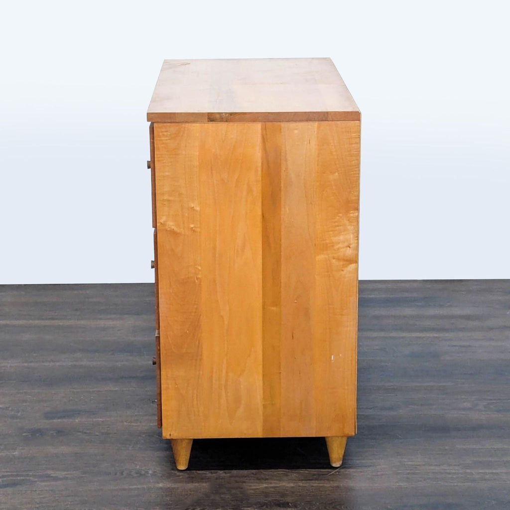 Mid-Century Modern 3-Drawer Solid Wood Dresser
