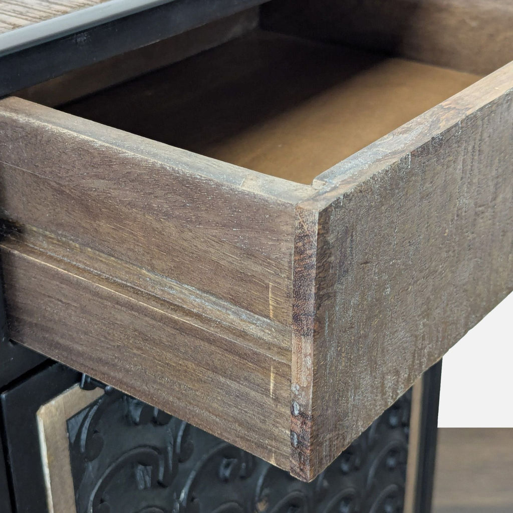Steve Silver Two Drawer Storage Cabinet on Casters