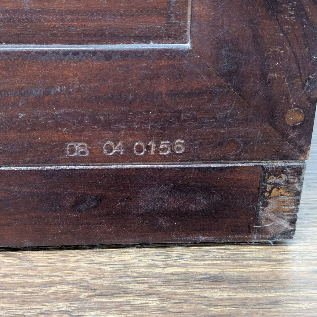 Two Drawer Wood Nightstand
