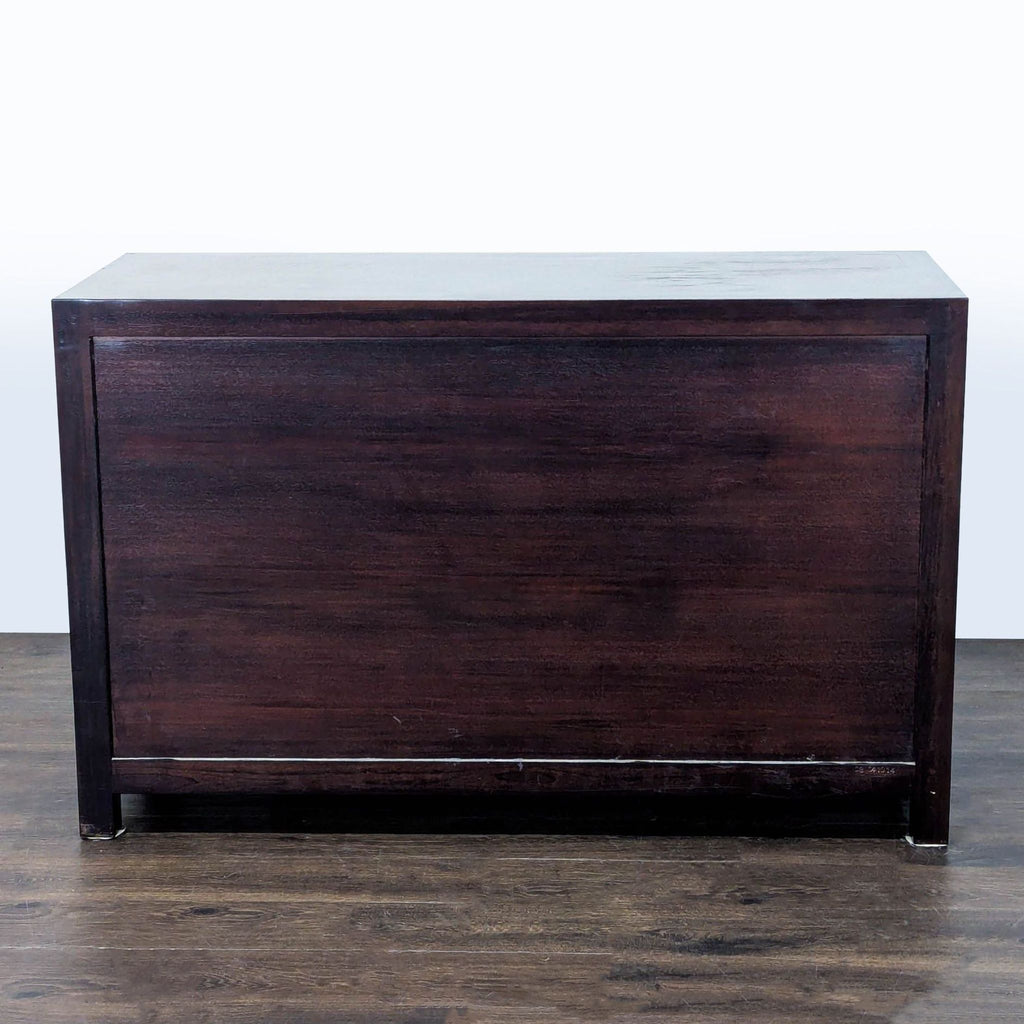 Environment Furniture Santomer Modern Rustic Wood 6-Drawer Dresser with Patchwork Front
