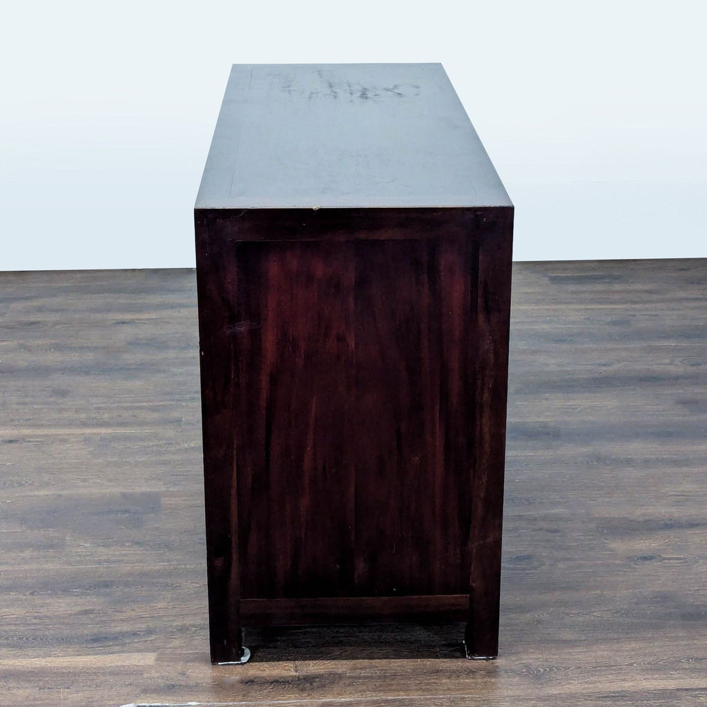 Environment Furniture Santomer Modern Rustic Wood 6-Drawer Dresser with Patchwork Front