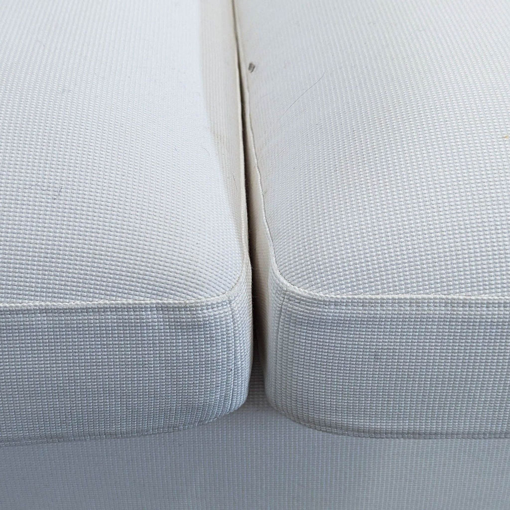 Ikea 3-Seat White Sofa – Modern and Comfortable