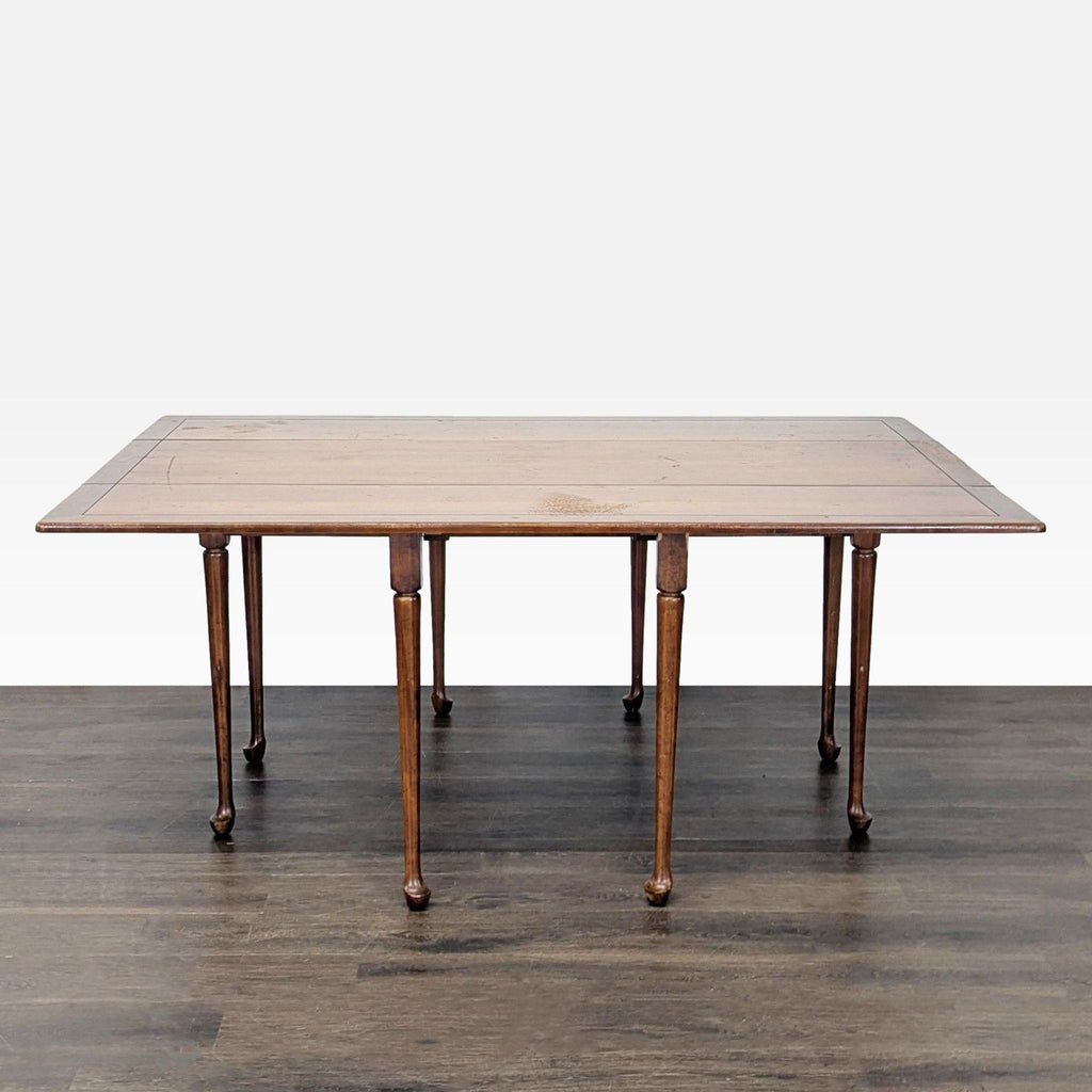 Rustic Wooden Dining Set with Table, 4 Chairs, Armchair, and Bench